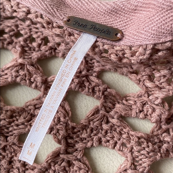 Free People Sweet Talker Crochet Cardigan GUC - Picture 6 of 16